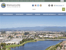 Tablet Screenshot of cityofwatsonville.org